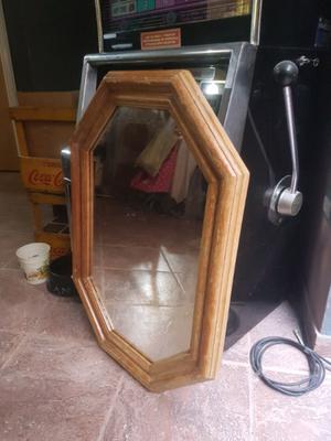 Espejo marco madera antiguo 74 x 54