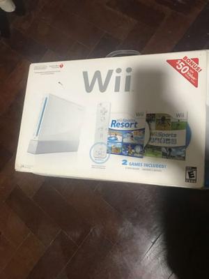 Nintendo Wii Con 3 Juegos + Pack De Deportes