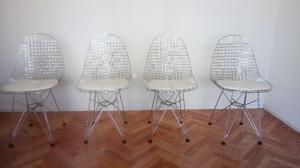 SILLA EAMES DKR EIFFEL CROMADA PACK X 4