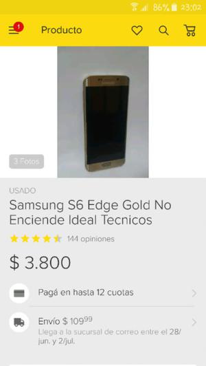 Samsung s6 edge gold no enciende ideal tecnicos