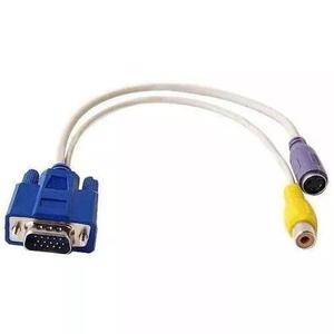 Cable Adaptador Vga A Rca/svideo 5 Pin P4f2 No Es Rca Vga