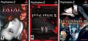 Fatal Frame Collection Ps2 Sony Playstation 2 (3 Discos)