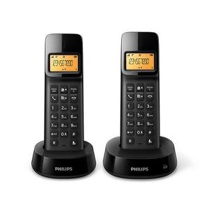Telefono Inalambrico Duo Philips Db/77 - Negro