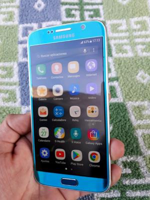 Vendo Samsung S6 Azul Topacio Impecableee