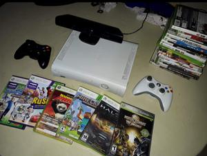 Xbox 360, Kinetic, 2 controles y varios juegos
