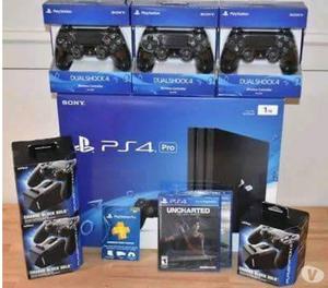 En venta Sony PlayStation 4 Pro Con 2 controladores + 10 jue