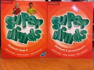 Super Minds 4 - Sb Book & Workbook+grammar Booklet Cambridge
