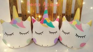 Almohadones Unicornios Souvenir Candy Bar Decoracion Regalos