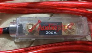 Cables RCA, Fusible 200 A, Cables adicionales