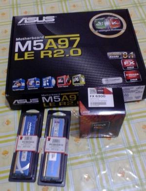 Combo AMD FX  Motherboar Asus 8gb ddr3 - City Bell