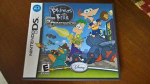 Juego Original Nintendo Ds Phineas & Ferb Across 2 Dimensi