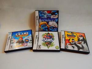 Nintendo Ds - Juegos Varios - Sims - Pitufos - Penguins -