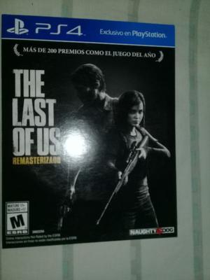 THE LAST OF US PS4 REMASTERED