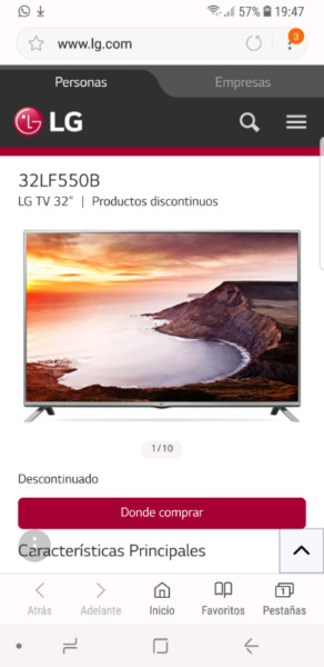 TV LED LG FULL HD 32"
