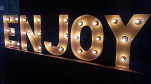 Vendo lote de letras luminosas para eventos