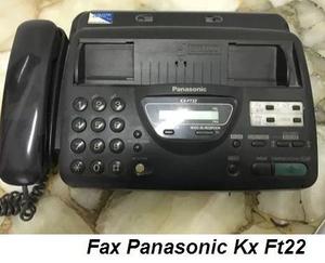 Fax Panasonic KX FT22 + 3 rollos de papel