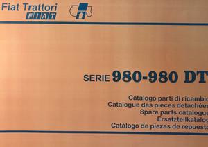 Manual de repuestos tractor Fiat 980