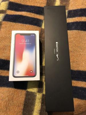 iPhone X 64 Gb y Apple Watch Nike + Series 3