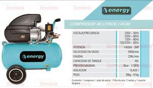 COMPRESOR ENERGY 18L 2HP W