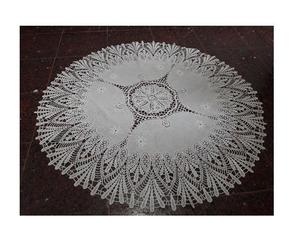 Carpeta plástica para mesa redonda. 90 cm.