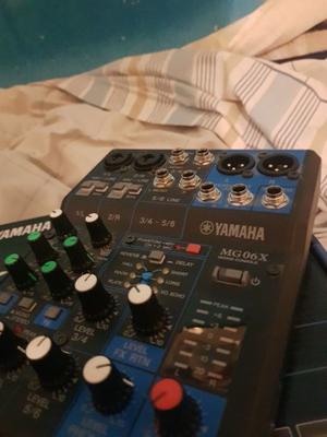 Consola Mixer Yamaha MG06X Nueva