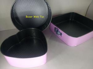 SETS DE MOLDES DESMONTABLES PARA TORTAS 3 PZAS!!!! ENVIO