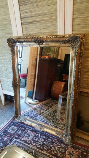 enorme espejo antiguo con marco frances