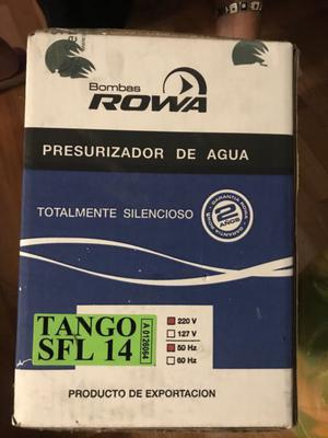 Bomba presurizadora Tango Rowa SFL14 Nueva