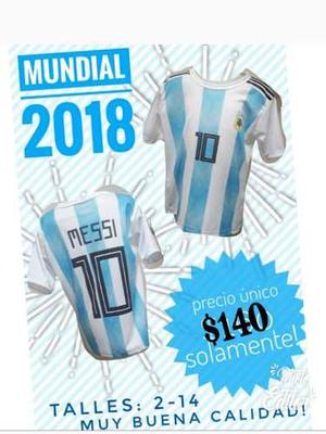 Camiseta De Argentina Mundial 