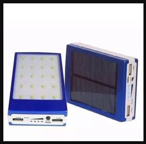 Cargador Solar Power Bank mah Linterna Luz Emergencia