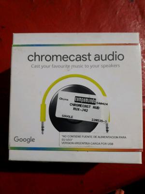 Chromecast audio (sin uso)