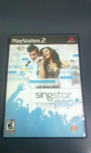 Singstars Pop Sony Playstation % Original Caja Manual