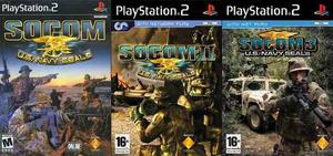 Socom Collections Ps2 Sony Playstation 2 (3 Discos)
