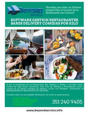 Software Gestión Restaurant