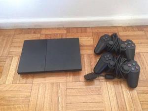 Sony Play Station 2 - Ps2 Con 2 Controles