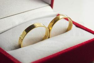 Alianzas Oro 18k 4 Grs El Par Anillos Casamiento Compromiso
