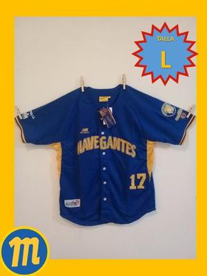 Camisa De Béisbol Talla L - Magallanes - Masc.