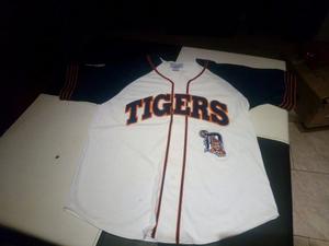Casaca Beisbol Tigres Detroit Xl
