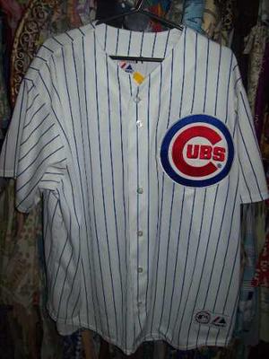 Casaca De Baseball Chicago Cubs Majestic Original A 