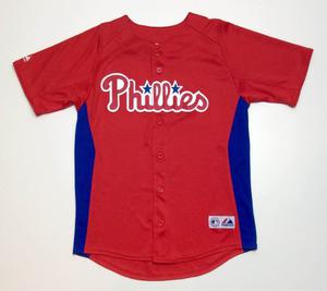 Casaca Remera Baseball Beisbol Usa Majestic Phillies Mlb S