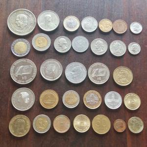 Monedas de distintos paises