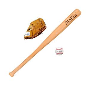 Set De Baseball Bate 24 + Guante 9 + Pelota Kit - Olivos