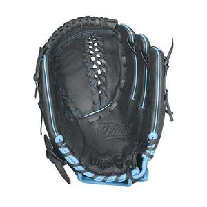 Wilson Flash Juventud Fastpitch Softbol, Negro / Columbia A