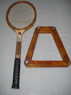raqueta de tenis retro