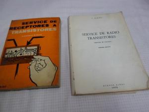 2 LIBROS DE SERVICE DE RADIOS TRANSISTORES