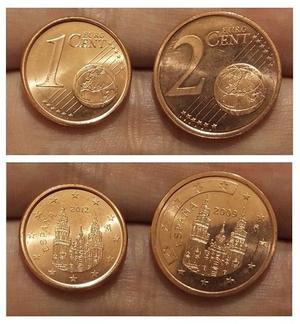 Lote x2 monedas España $ 23