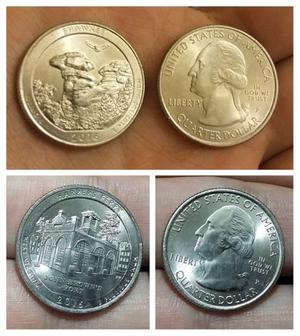 Lote x2 monedas de Estados Unidos CONMEMORATIVAS $ 65