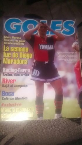 Revista Goles - Maradona En Newell's, Gaby Sabatini,ay.senna