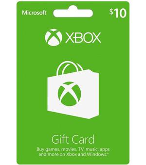 Tarjeta Xbox Gift Card 10 Usd