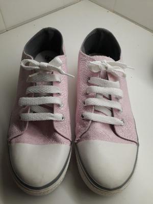 Zapatillas de lona, rosa